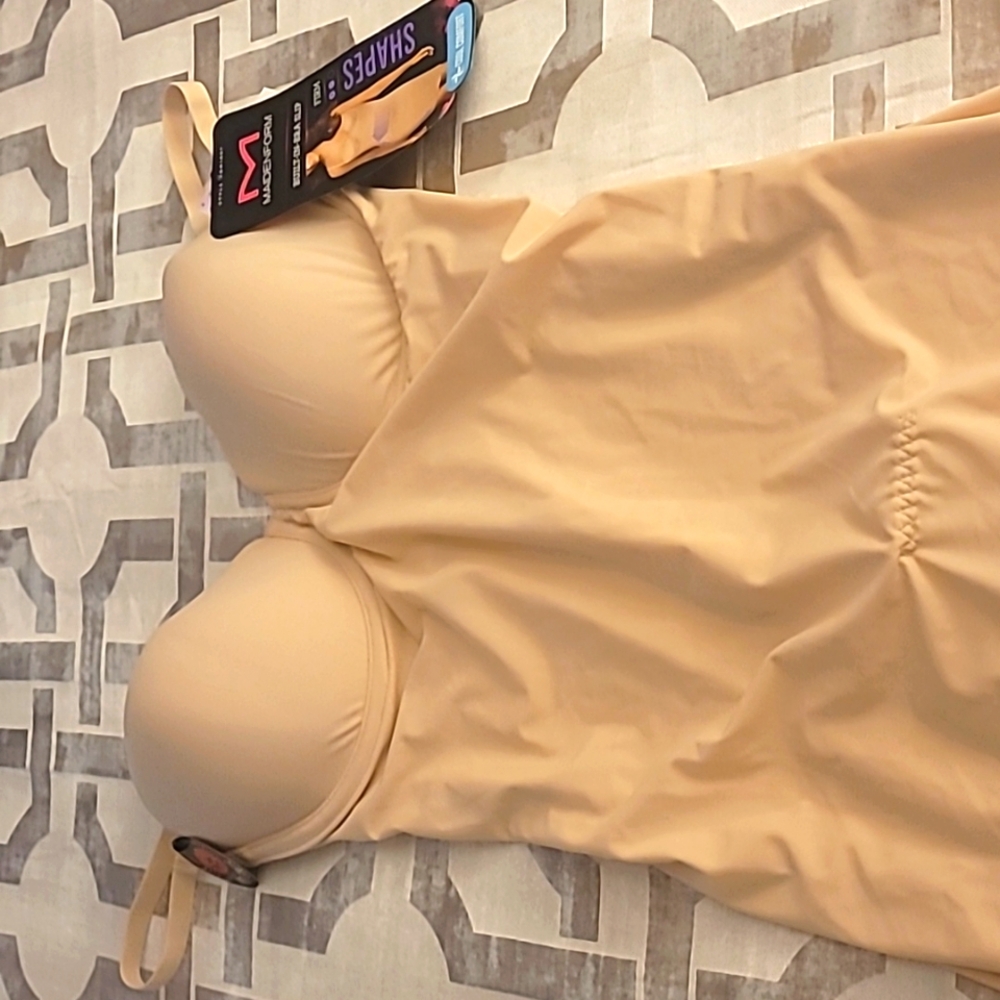 Built in Bra shaper slip